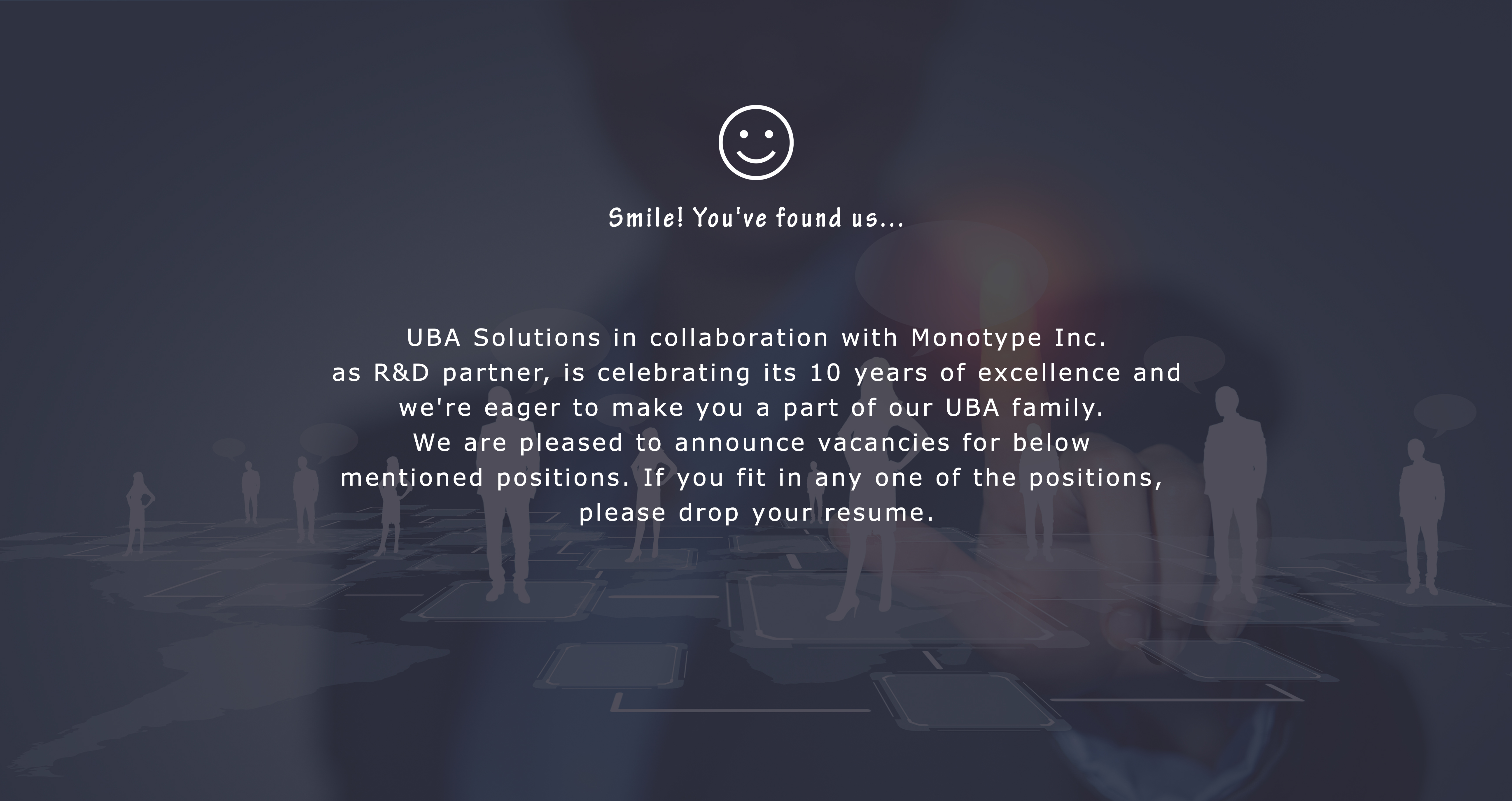 Vacancy - UBA Solutions